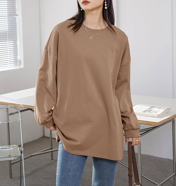 Women's Bottoming Loose Mid-length Sweater