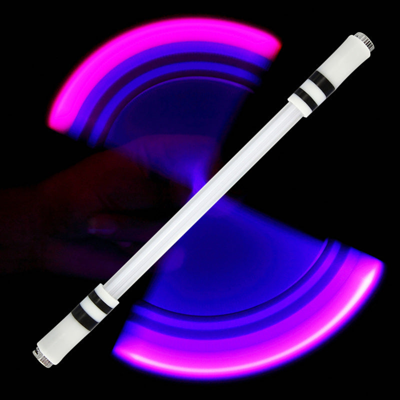 Turning Pen Wholesale Light Turning Pen Acrylic Transparent Glass Type Drop-resistant Explosion-proof Novice Turning Pen Cool Slow Flashing Light