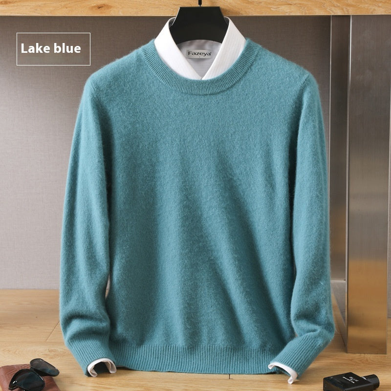 Thermal Head Cover Knit A Sweater Autumn And Winter Round Neck