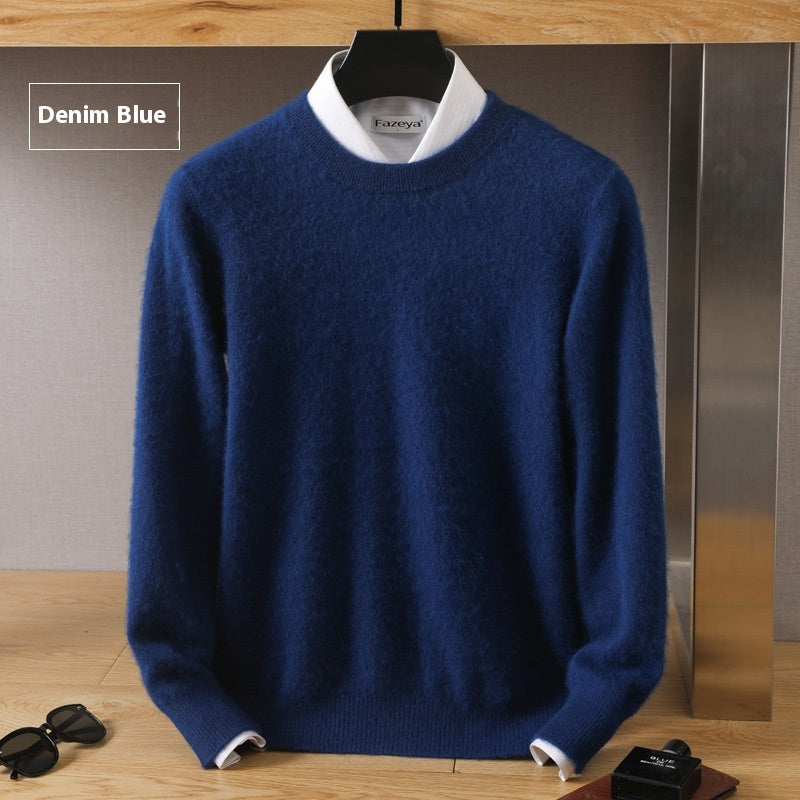 Thermal Head Cover Knit A Sweater Autumn And Winter Round Neck