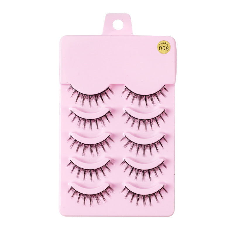5 Pairs Manga Lashes New Arrival Anime Cosplay Natural Wispy Korean Makeup Artificial False Eyelashes