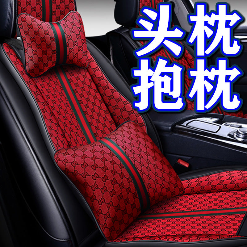 Wholesale Antique Car Headrest Pillow Cross-border Cartoon Pillow Home Office Waist Pillow Waist Cushion Car Waist