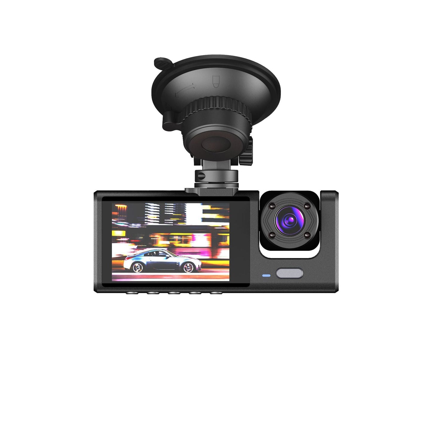 2inches Screen Private Model Driving Recorder 3-channel HD 1080P Three-lens Parking Monitoring With Night Vision Car DVR