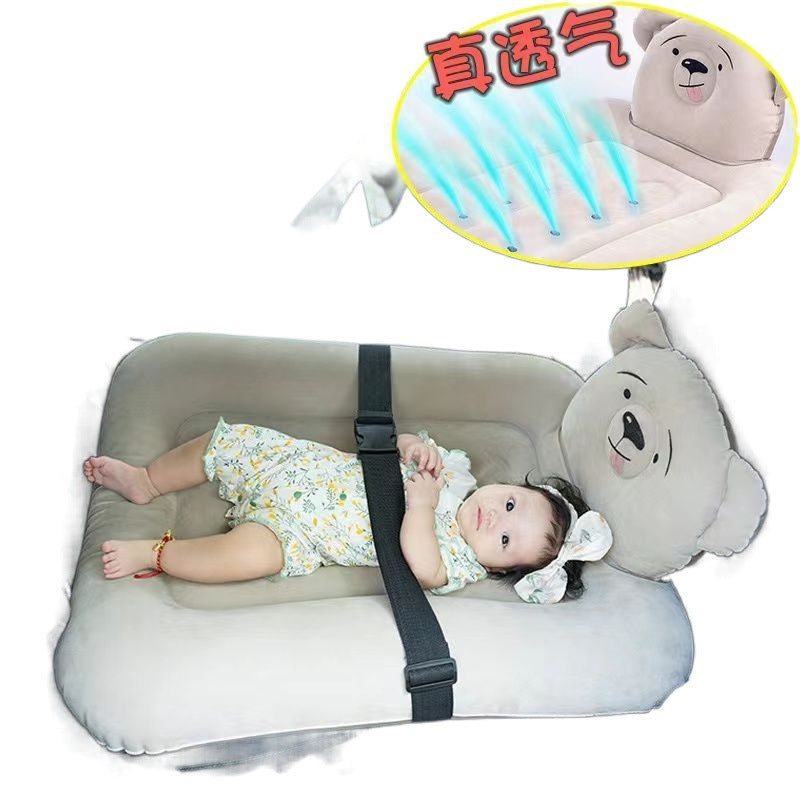 T6v New Upgraded Car Inflatable Bed Baby Go Out To Sleep Artifact Children's Car Single Rear Seat Mattress