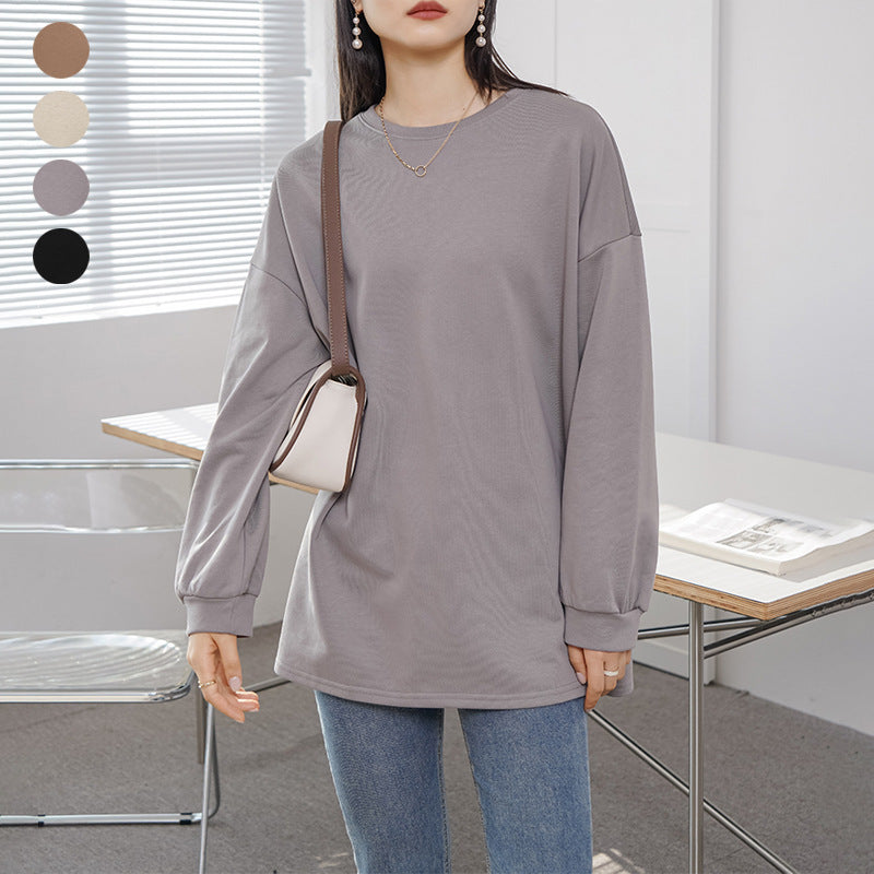 Women's Bottoming Loose Mid-length Sweater