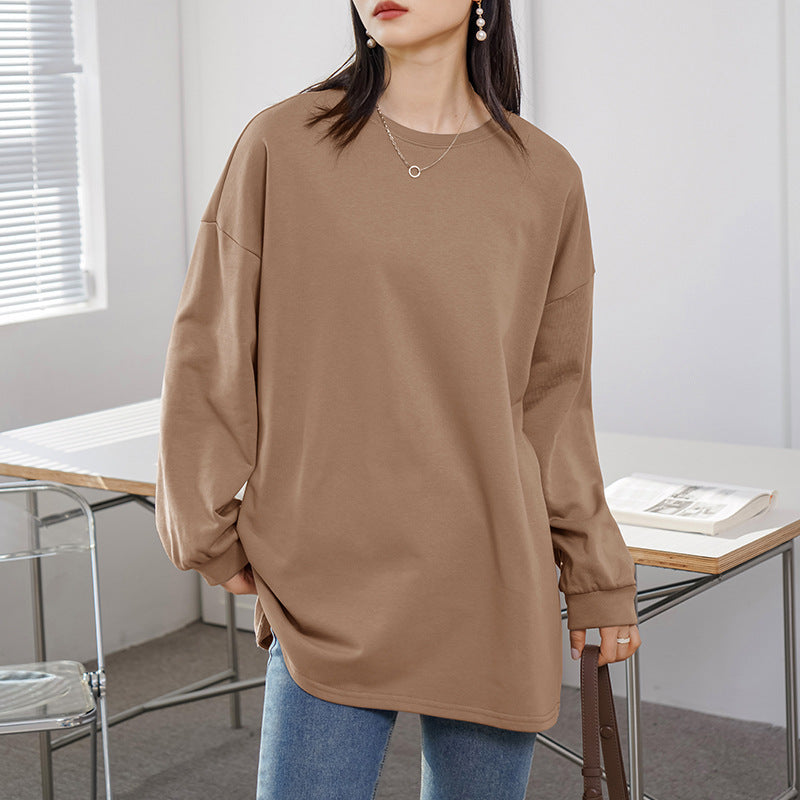 Women's Bottoming Loose Mid-length Sweater