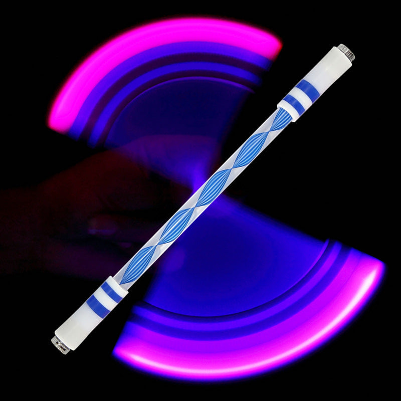 Turning Pen Wholesale Light Turning Pen Acrylic Transparent Glass Type Drop-resistant Explosion-proof Novice Turning Pen Cool Slow Flashing Light