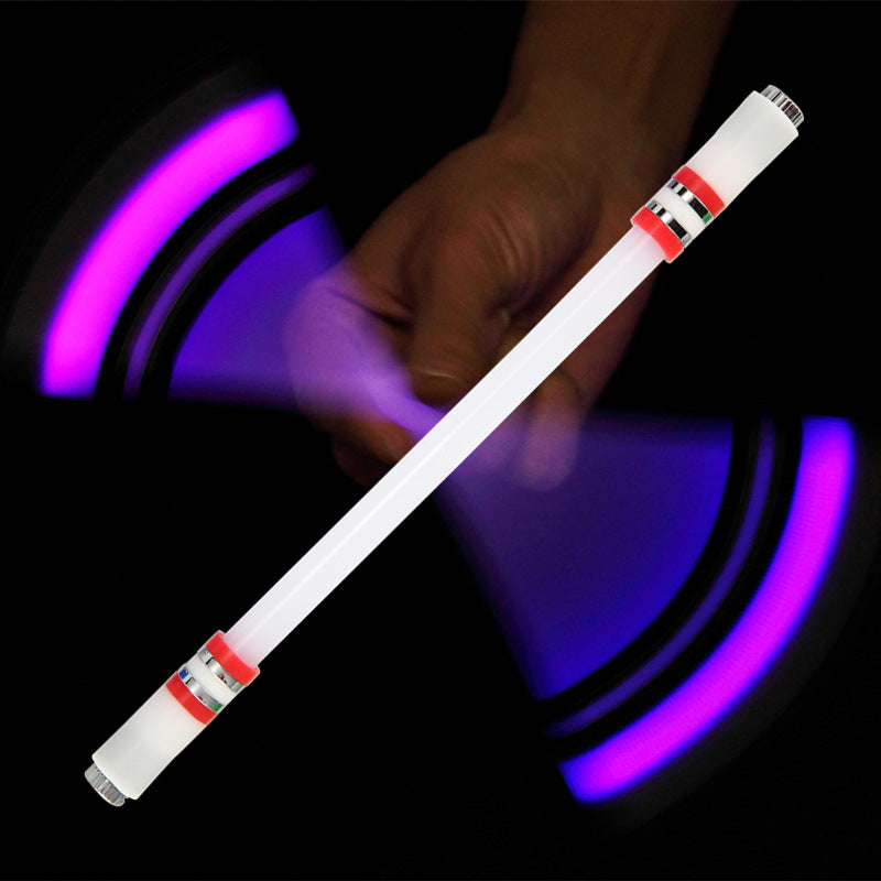 Turning Pen Wholesale Light Turning Pen Acrylic Transparent Glass Type Drop-resistant Explosion-proof Novice Turning Pen Cool Slow Flashing Light