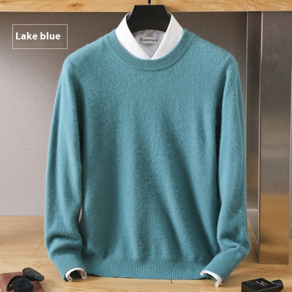 Thermal Head Cover Knit A Sweater Autumn And Winter Round Neck