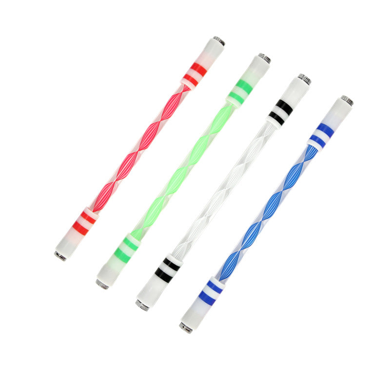 Turning Pen Wholesale Light Turning Pen Acrylic Transparent Glass Type Drop-resistant Explosion-proof Novice Turning Pen Cool Slow Flashing Light
