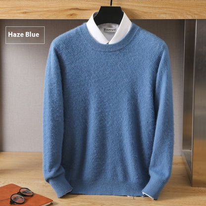 Thermal Head Cover Knit A Sweater Autumn And Winter Round Neck