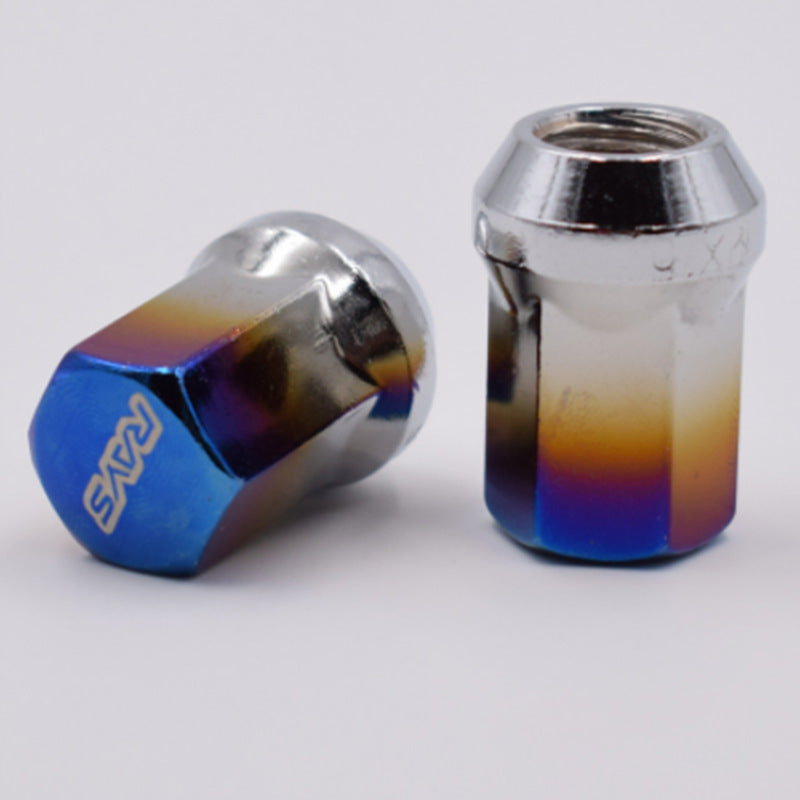 SPSLD Car Wheel Modification Nut Roasted Blue Screw Cast Iron Nut Wheel Modification Rivet Screw Nut