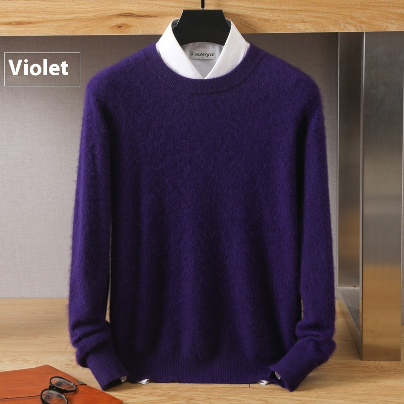 Thermal Head Cover Knit A Sweater Autumn And Winter Round Neck