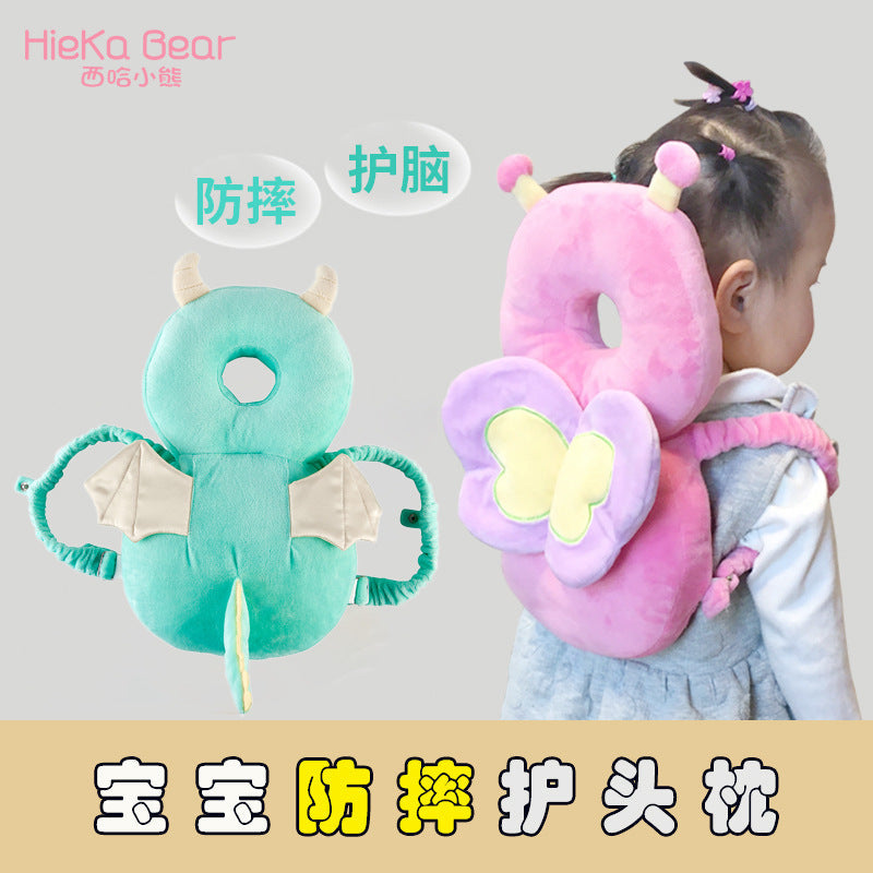 Baby Baby Toddler Walking Head Guard Anti-fall Pillow Summer Fall Head Anti-collision Back Anti-fall Cap Artifact Wholesale