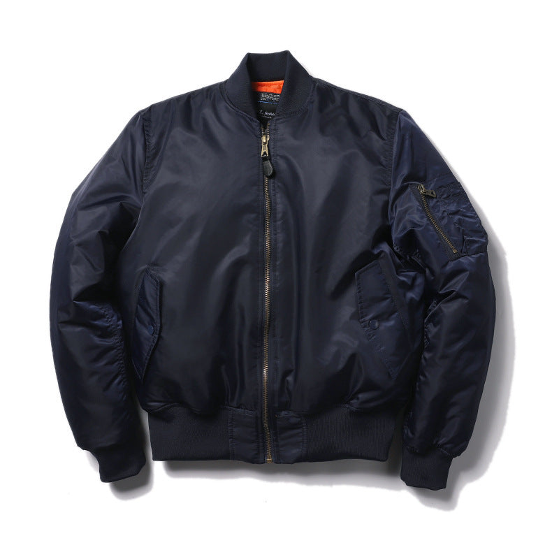 Autumn And Winter Thickened Pilot Jacket Air Force Men's Fashion Baseball Uniform