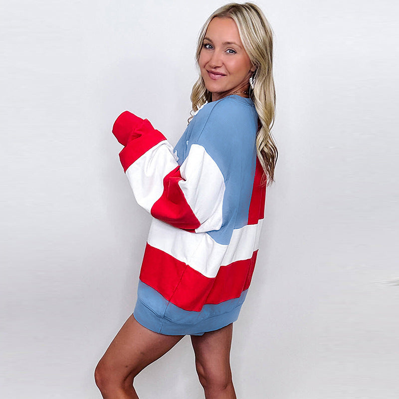 Women's Loose Slim Fit Long-sleeved Top