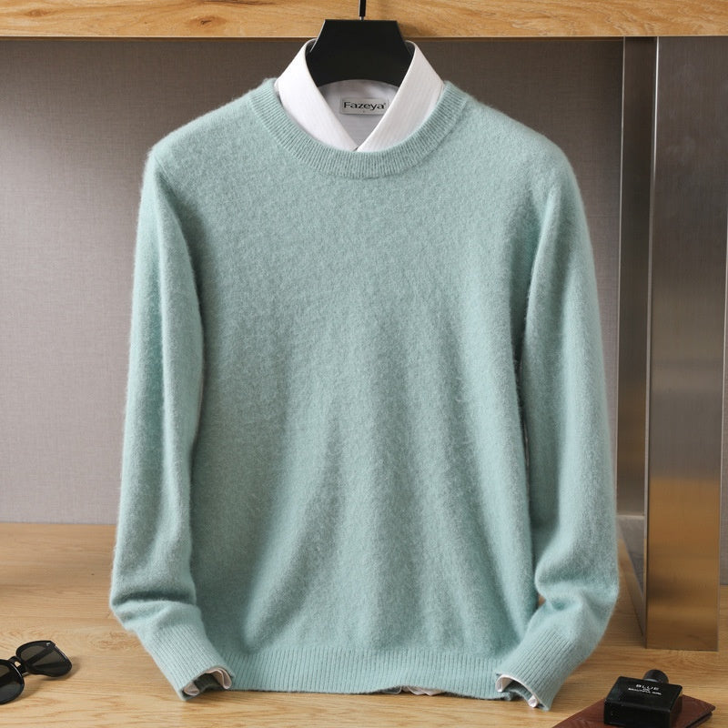 Thermal Head Cover Knit A Sweater Autumn And Winter Round Neck