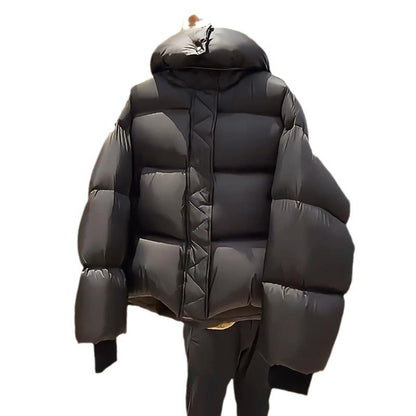 Korean Style Loose Design Cotton-padded Casual Jacket
