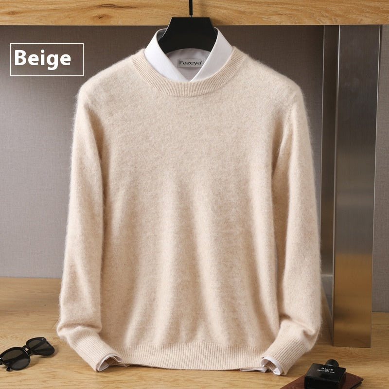 Thermal Head Cover Knit A Sweater Autumn And Winter Round Neck