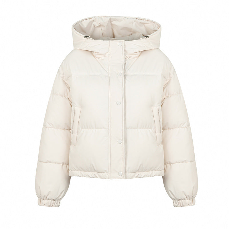 Loose Hooded Lightweight Cotton Clothing Coat