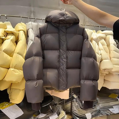 Korean Style Loose Design Cotton-padded Casual Jacket