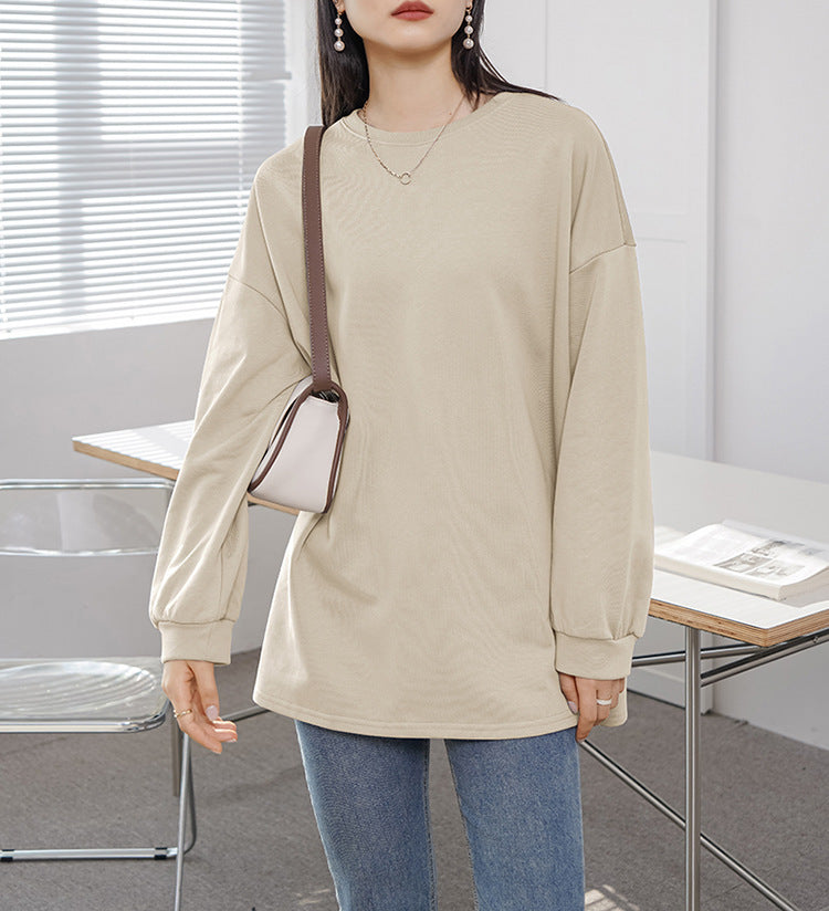 Women's Bottoming Loose Mid-length Sweater