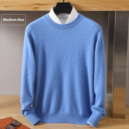 Thermal Head Cover Knit A Sweater Autumn And Winter Round Neck