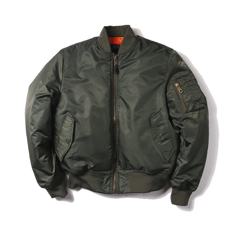 Autumn And Winter Thickened Pilot Jacket Air Force Men's Fashion Baseball Uniform