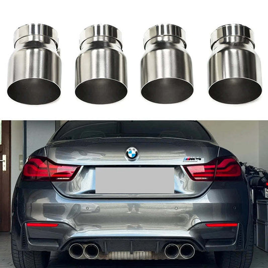 4 Pcs/lot Stainless Steel Exhaust Tips For BMW F87 M2 F80 M3 F82 F83 M4